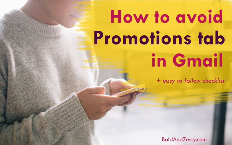 How to avoid Promotions tab in Gmail