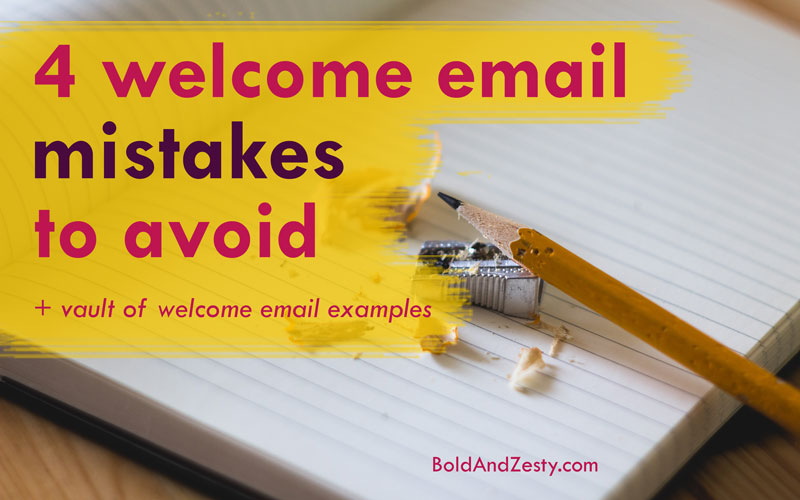 4 Welcome Email Mistakes To Avoid. Welcome emails play a vital role in subscriber engagement , but many marketers have one just... "because". You're supposed to have, right? Sure, but there are very strategic things you should attempt to accomplish with welcome emails ...